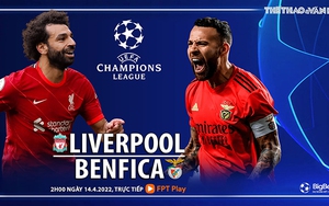 Soi kèo nhà cái Liverpool vs Benfica. Nhận định, dự đoán bóng đá Cúp C1 (2h00, 14/4)