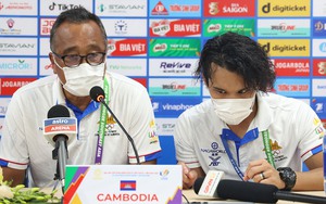 HLV U23 Campuchia bất ngờ vì thắng U23 Lào đậm