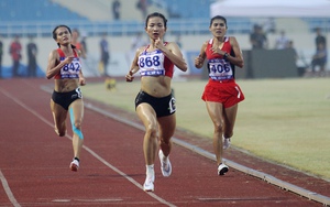 Nguyễn Thị Oanh 'bay' ở đường chạy Mỹ Đình