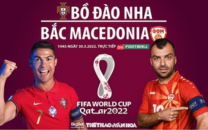 Soi kèo nhà cái Bồ Đào Nha vs Bắc Macedonia. Nhận định, dự đoán bóng đá vòng loại World Cup (1h45, 30/3)