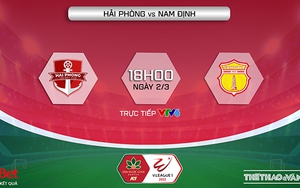 Soi kèo nhà cái Hải Phòng vs Nam Định. Nhận định, dự đoán bóng đá V-League (18h00, 2/3)
