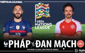 Soi kèo nhà cái Pháp vs Đan Mạch. Nhận định, dự đoán bóng đá Nations League (1h45, 4/6)