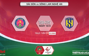 Soi kèo nhà cái Sài Gòn vs SLNA. Nhận định, dự đoán bóng đá V-League (19h15, 13/3)