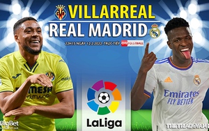 Soi kèo nhà cái Villarreal vs Real Madrid. Nhận định, dự đoán bóng đá La Liga (22h15, 12/2)