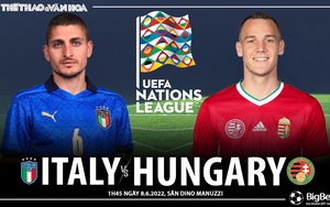 Soi kèo nhà cái Ý vs Hungary. Nhận định, dự đoán bóng đá Nations League (1h45, 8/6)