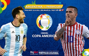 Kèo nhà cái. Soi kèo Argentina vs Paraguay. BĐTV trực tiếp Copa America 2021