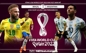 Soi kèo nhà cái Brazil vs Argentina và nhận định bóng đá vòng loại World Cup 2022 (2h00, 6/9)