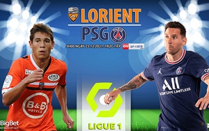 Soi kèo nhà cái Lorient vs PSG. Nhận định, dự đoán bóng đá Ligue 1 (3h00, 23/12)
