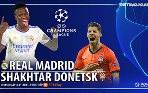 Soi kèo nhà cái Real Madrid vs Shakhtar Donetsk. Nhận định, dự đoán bóng đá Cúp C1 (00h45, 4/11)