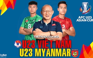 Soi kèo nhà cái U23 Việt Nam vs U23 Myanmar. Nhận định, dự đoán bóng đá U23 châu Á (17h00, 2/11)