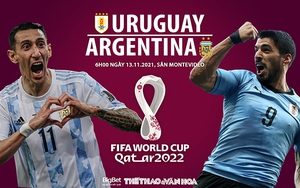 Soi kèo nhà cái Uruguay vs Argentina. Nhận định, dự đoán bóng đá vòng loại World Cup 2022 (6h00, 13/11)
