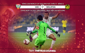 Kèo nhà cái: UAE vs Malaysia. VTV6 trực tiếp bóng đá vòng loại World Cup 2022