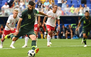 Đan Mạch 1-1 Úc: Chia điểm nhạt nhoà