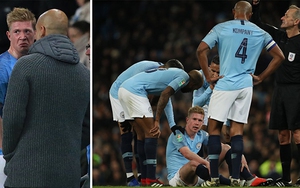 Vừa trở lại, De Bruyne lại khiến Man City lo sốt vó vì chấn thương mới