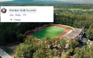 Sân diễn ra trận Philippines vs Thái Lan bị chê là 'sân địa phương' vì quá nhỏ