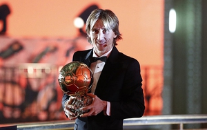 Luka Modric giành Quả bóng Vàng 2018, Ronaldo về nhì, Messi chỉ đứng thứ 5