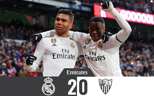 VIDEO Real Madrid 2-0 Sevilla: Luka Modric tỏa sáng, Real Madrid vào Top 3