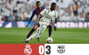 VIDEO Real Madrid 0-3 Barcelona: Suarez huỷ diệt Real, Barca vào CK Cúp Nhà Vua năm thứ 6 liên tiếp