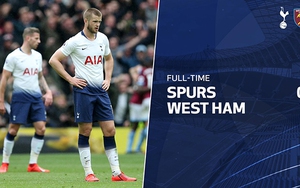 VIDEO Tottenham 0-1 West Ham: Spurs trượt chân, cuộc đua Top 4 thêm nóng bỏng