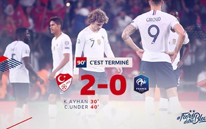 Thổ Nhĩ Kỳ 2-0 Pháp: Thất bại gây sốc của nhà ĐKVĐ thế giới