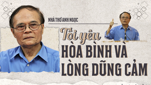 Nhà thơ Anh Ngọc: “Tôi yêu hòa bình và lòng dũng cảm”