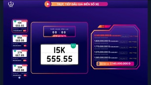 Đấu giá biển số xe ô tô siêu đẹp ngày 28/5/2025