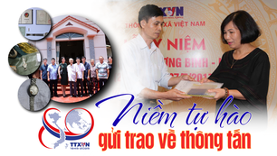 Niềm tự hào gửi trao về Thông tấn