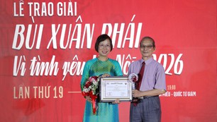 Trao Giải thưởng Bùi Xuân Phái - Vì tình yêu Hà Nội lần 19 - 2026: "Trở lại trái tim mình" để làm nên tầm vóc cho Hà Nội