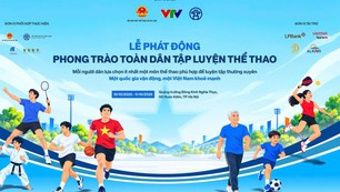 Quang Hải, Đình Bắc và hàng loạt ngôi sao thể thao tham gia lễ phát động phong trào toàn dân tập luyện thể thao