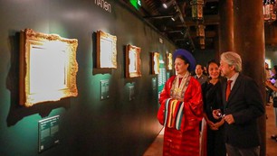 Ngắm "Trời, Non, Nước" của vua Hàm Nghi giữa lòng Hà Nội