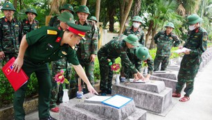 Lấy mẫu AND đối với 1.320 phần mộ liệt sĩ tại Nghĩa trang Liệt sĩ Ba Dốc