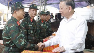 Bài phát biểu xúc động của Tổng Bí thư, Chủ tịch nước Tô Lâm khi đến thăm, động viên lực lượng tìm kiếm, quy tập hài cốt liệt sĩ tại Công viên Lê Thị Riêng