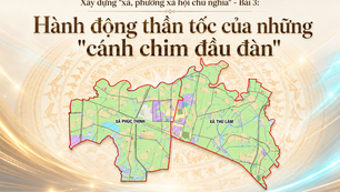 Xây dựng "xã, phường xã hội chủ nghĩa - Bài 3: Hành động thần tốc của những "cánh chim đầu đàn"