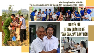 Chuyển đổi tư duy quản trị để "gần dân, sát dân" hơn