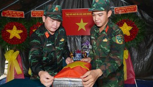 Trong 2 ngày đã quy tập hơn 50 hài cốt liệt sĩ tại công viên Lê Thị Riêng