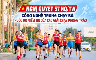 Nghị quyết 57 NQ/TW: Công nghệ trong chạy bộ - Thước đo niềm tin của các giải chạy phong trào