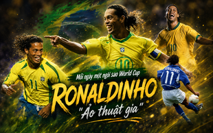Mỗi ngày một ngôi sao World Cup: "Ảo thuật gia" Ronaldinho