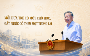 Mỗi đứa trẻ có một chỗ học, đất nước có thêm một tương lai