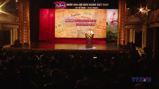 Đêm nghệ thuật đặc biệt tôn vinh nghề báo