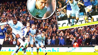 Man City 1-0 Everton : Chiến thắng nhưng mất Aguero