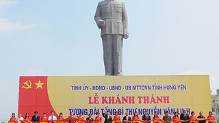 Khánh thành tượng đài Tổng Bí thư Nguyễn Văn Linh