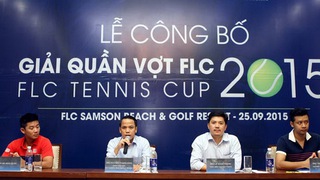 Lễ công bố giải quần vợt FLC 2015 – FLC Tennis Cup 2015: Màn trình diễn lớn nhất trên bể bơi nước mặn