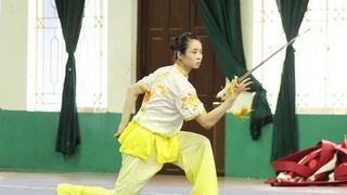 Thúy Vi khẳng định mình tại giải wushu toàn quốc