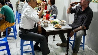 Bữa tối của Tổng thống Obama với bún chả Hà Nội sẽ lên kênh CNN