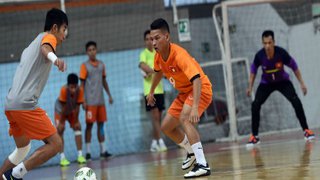 Tuyển futsal Việt Nam tập sung, chờ đấu Guatemala