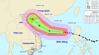 Tin mới nhất về hướng đi ĐÁNG NGẠI của cơn bão số 7