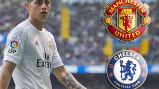 James Rodriguez làm visa tới Anh, Chelsea hay Man United vui mừng?