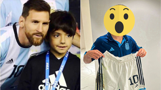 Gây sốt giới túc cầu từ khi mới sinh nhờ lý lịch khủng, con đỡ đầu của Lionel Messi giờ ra sao khi xuất hiện tại World Cup 2022?