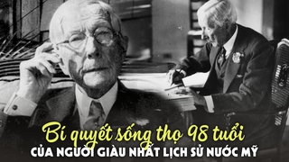 Từng bị nói chỉ sống đến 48 tuổi, vua dầu mỏ của Mỹ vẫn thọ thêm 50 năm nhờ 1 bí quyết để đời: Con cháu học theo đều nhận ích lợi rất lớn