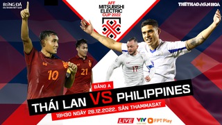 Nhận định bóng đá Thái Lan vs Philippines, AFF Cup 2022